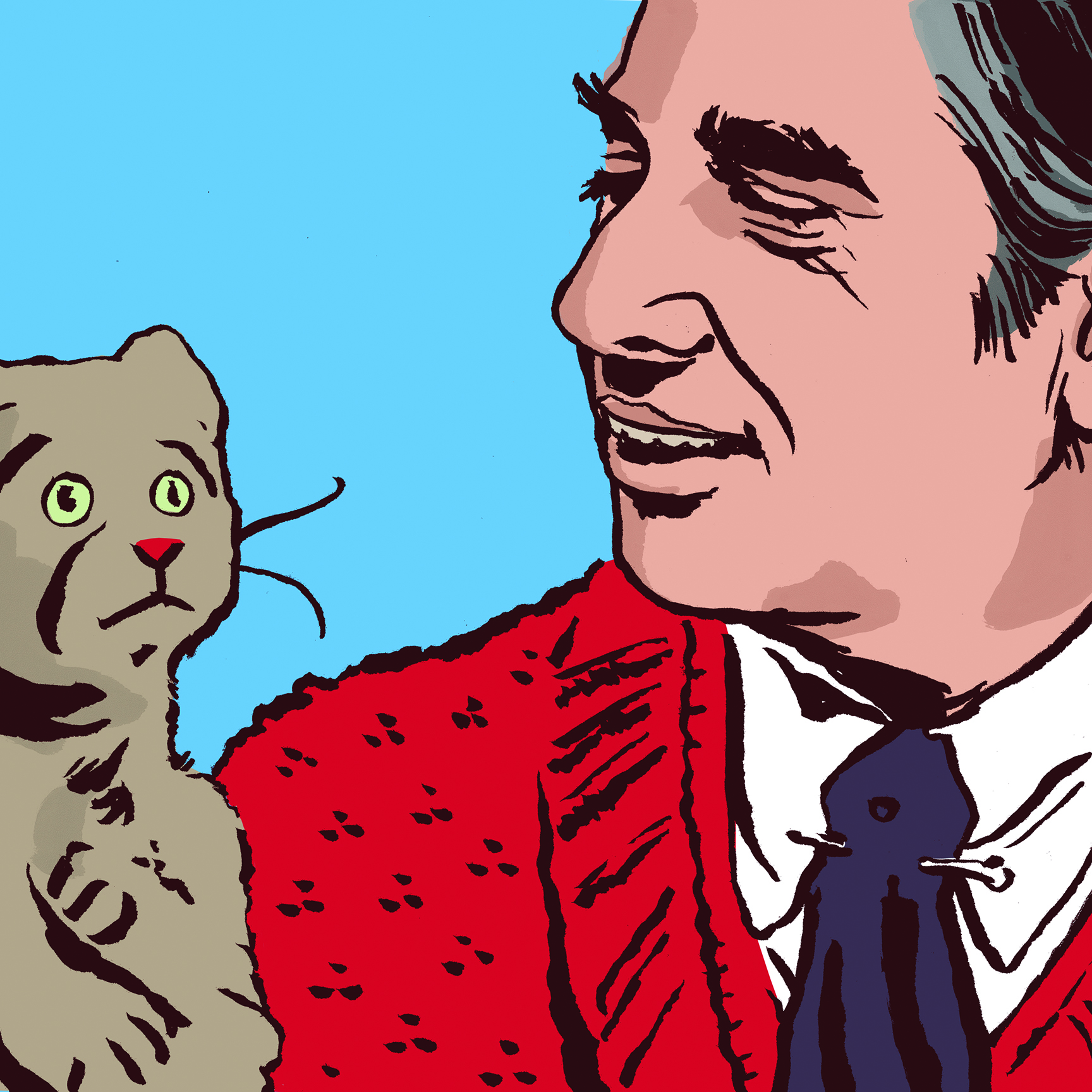 Illustration of Mister Rogers