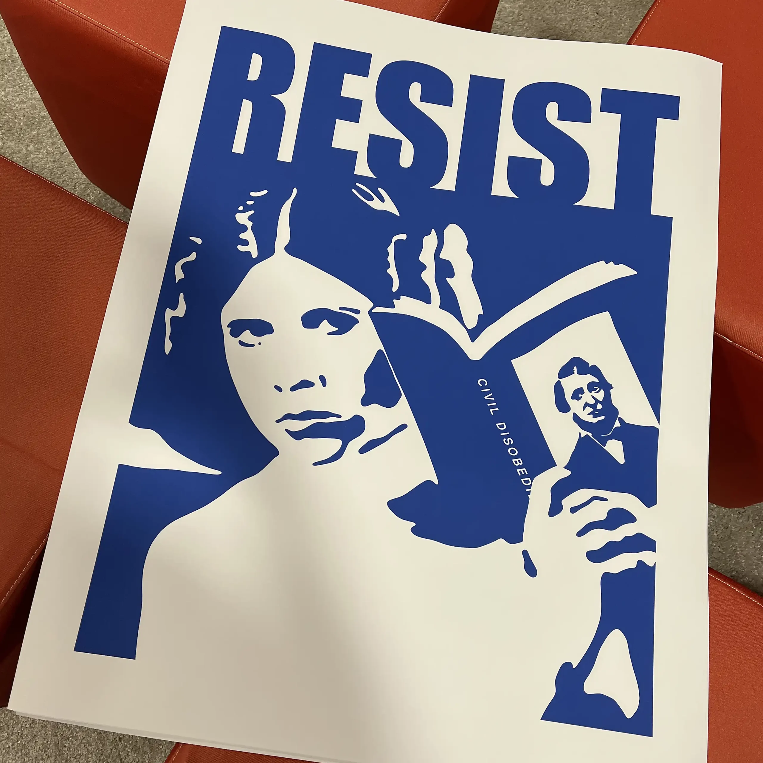 Image of Resist Poster IRL