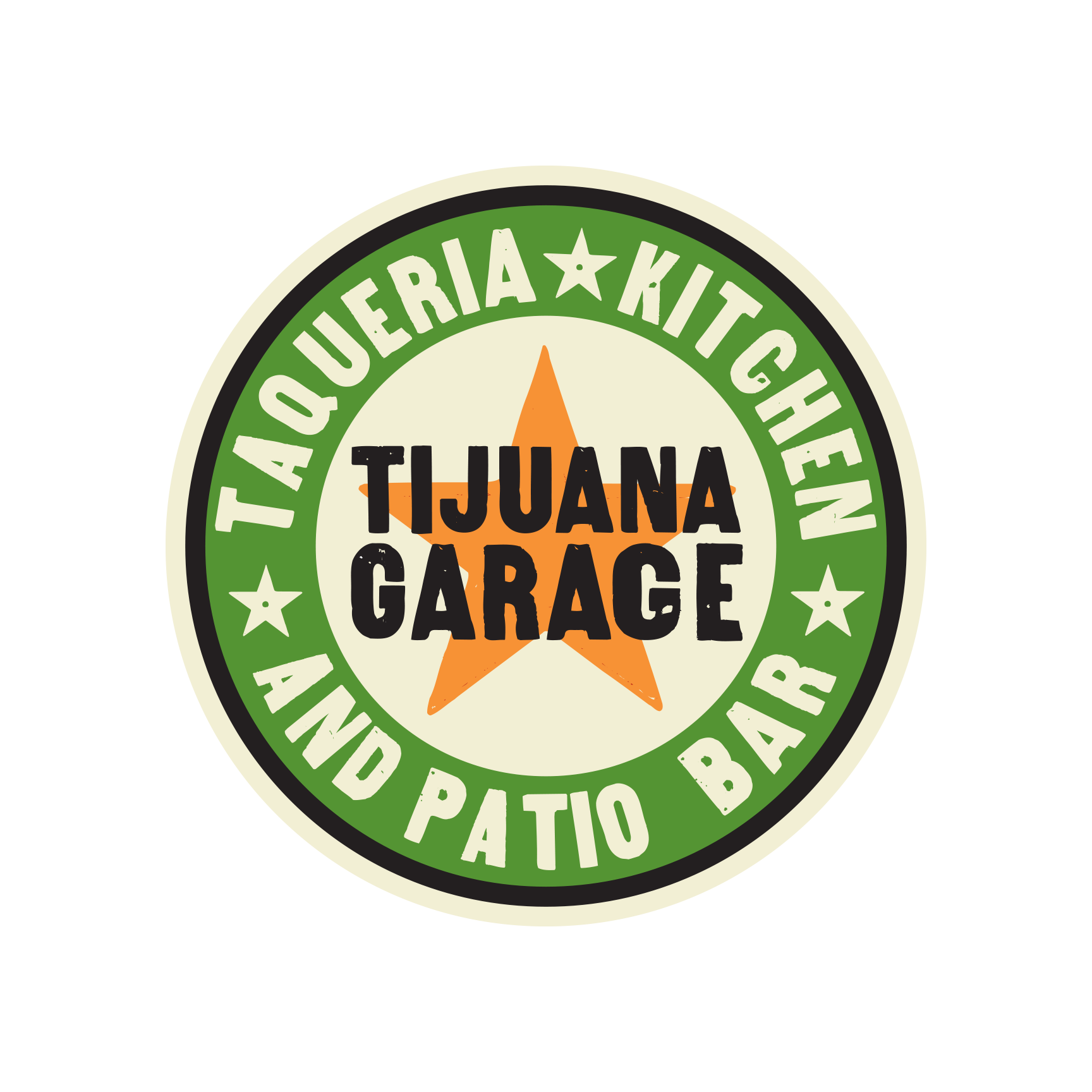 Tijuana Garage Logo in Green