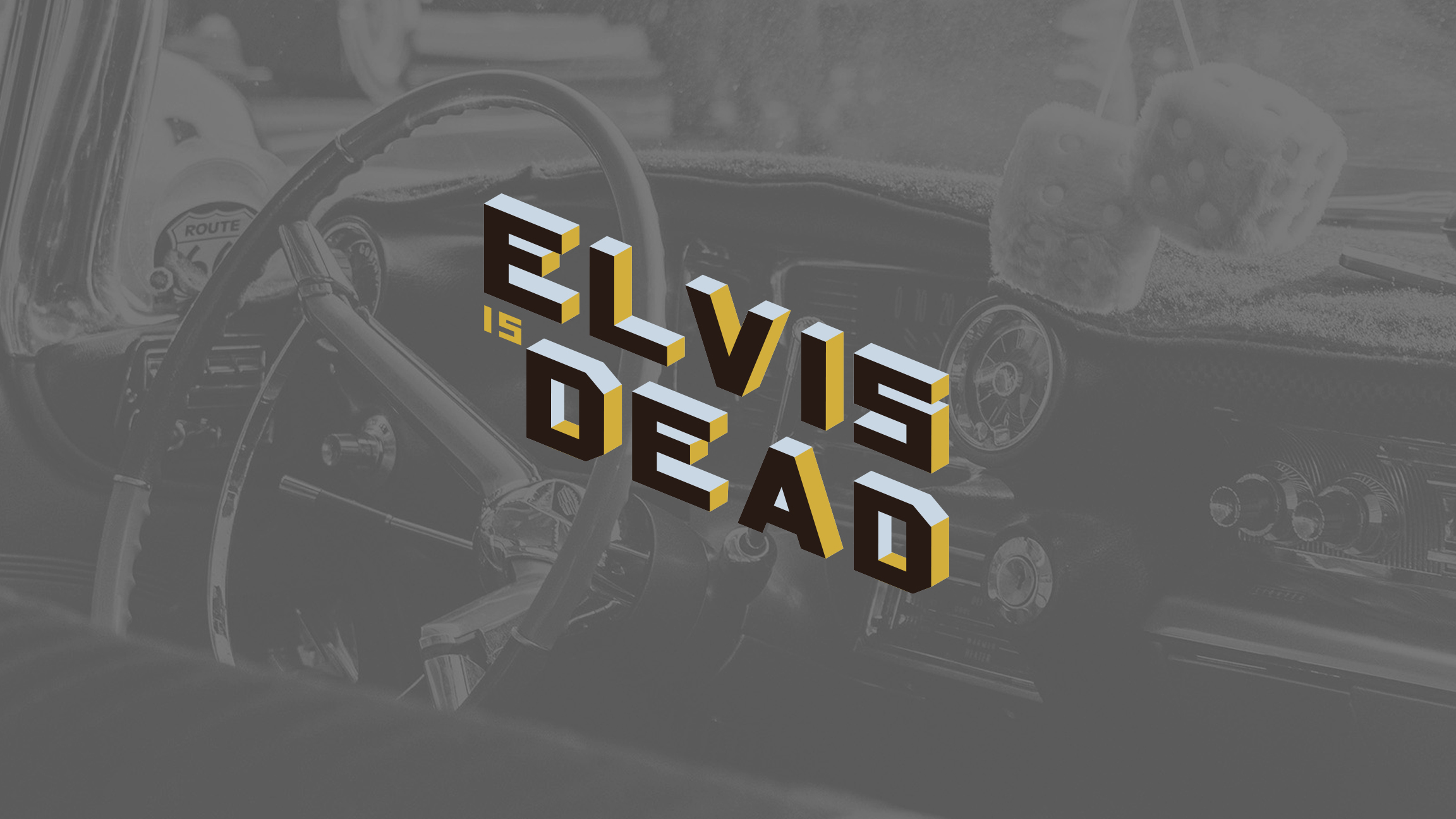 Elvis is Dead Banner Elvis is Dead Banner