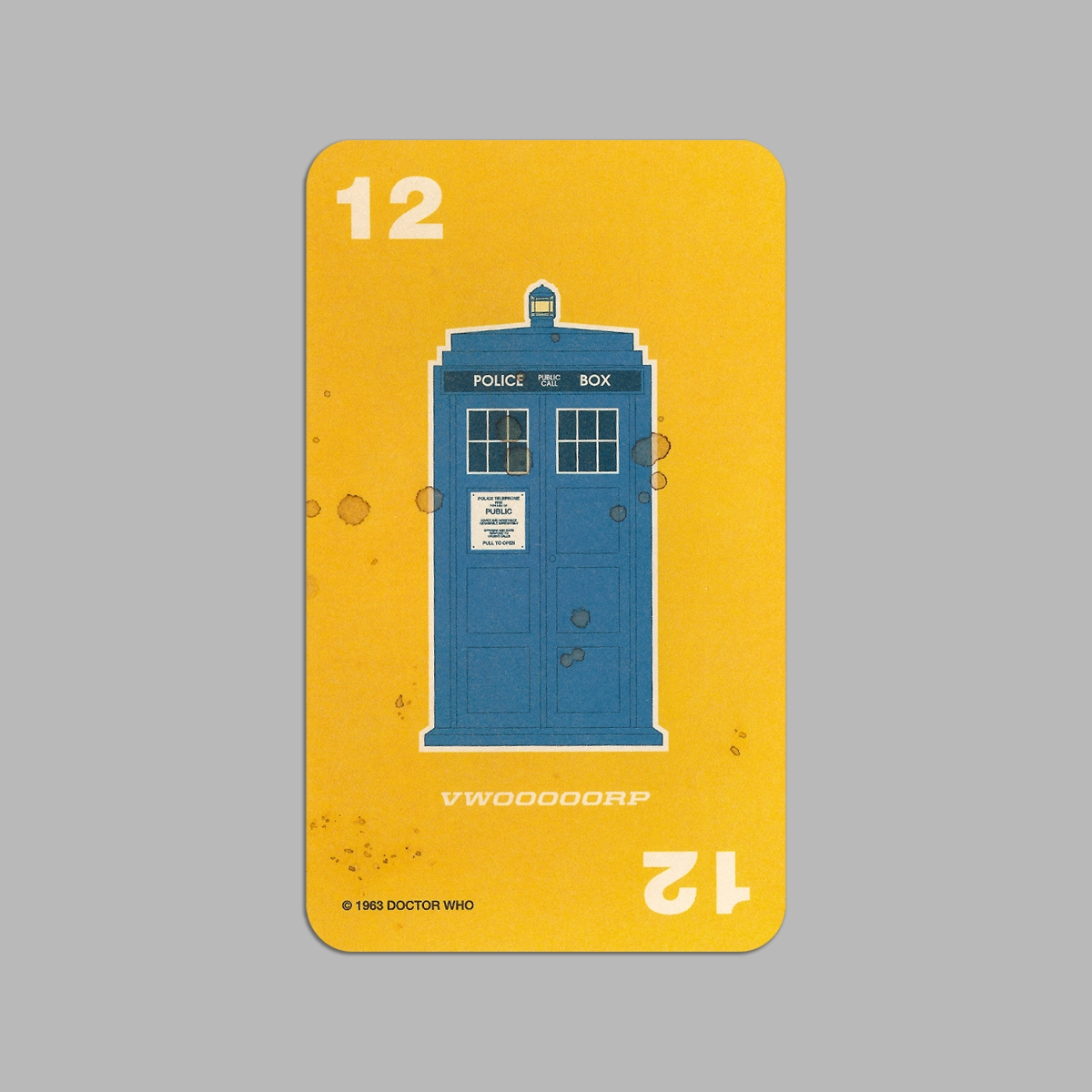 Doctor Who TARDIS Card