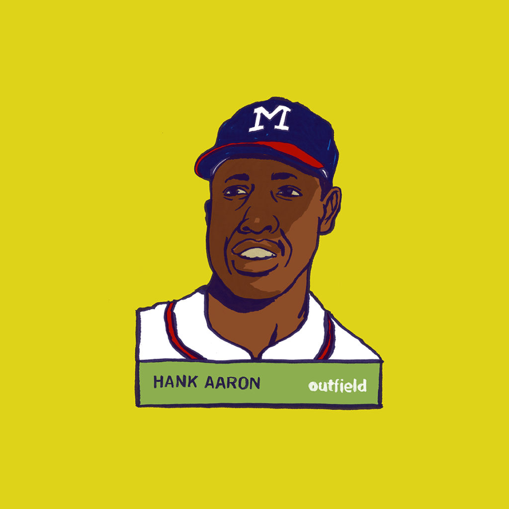 Illustration of Hank Aaron