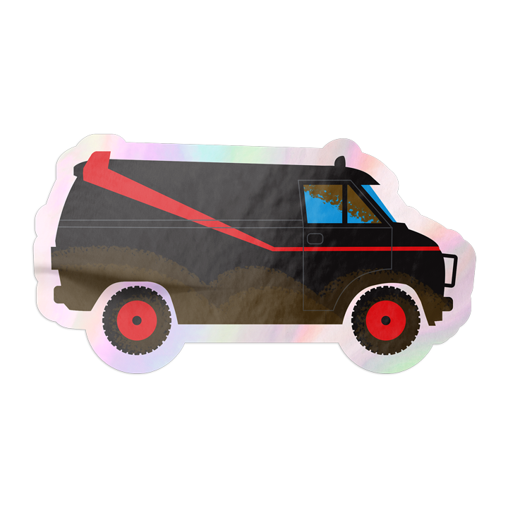 A-Team Van Sticker