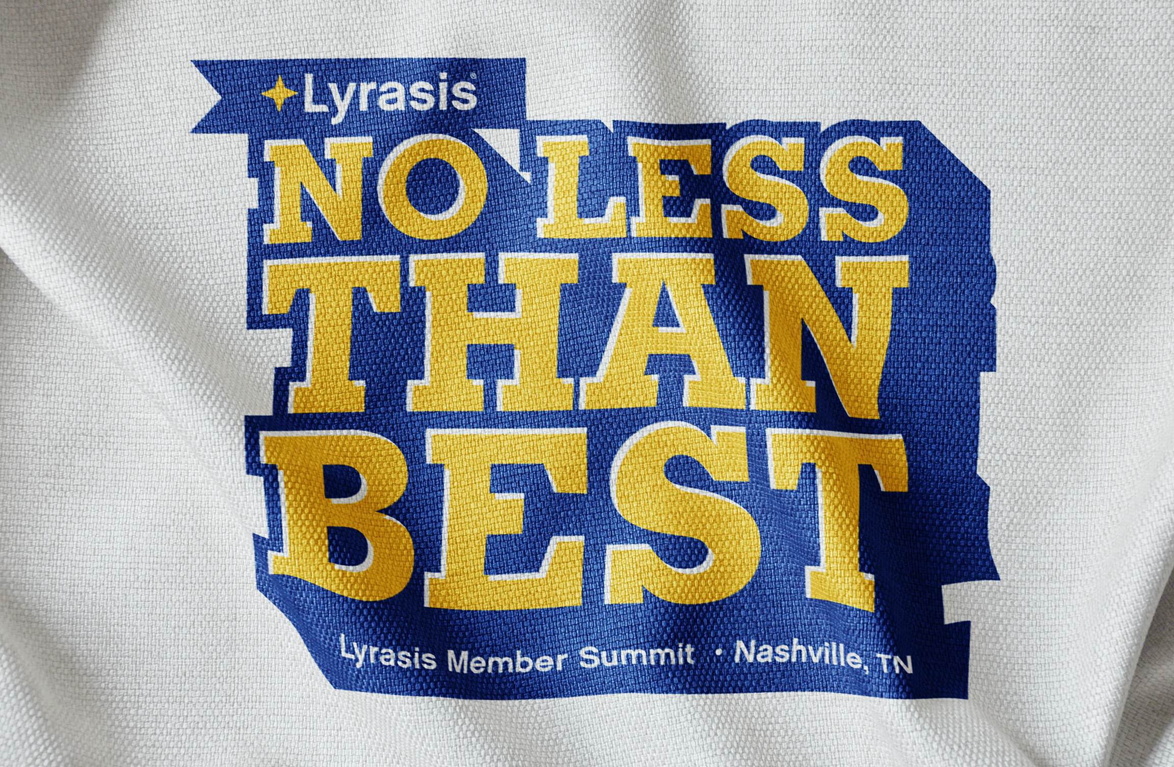 No Less Than Best Tote Bag Detail No Less Than Best Tote Bag Detail
