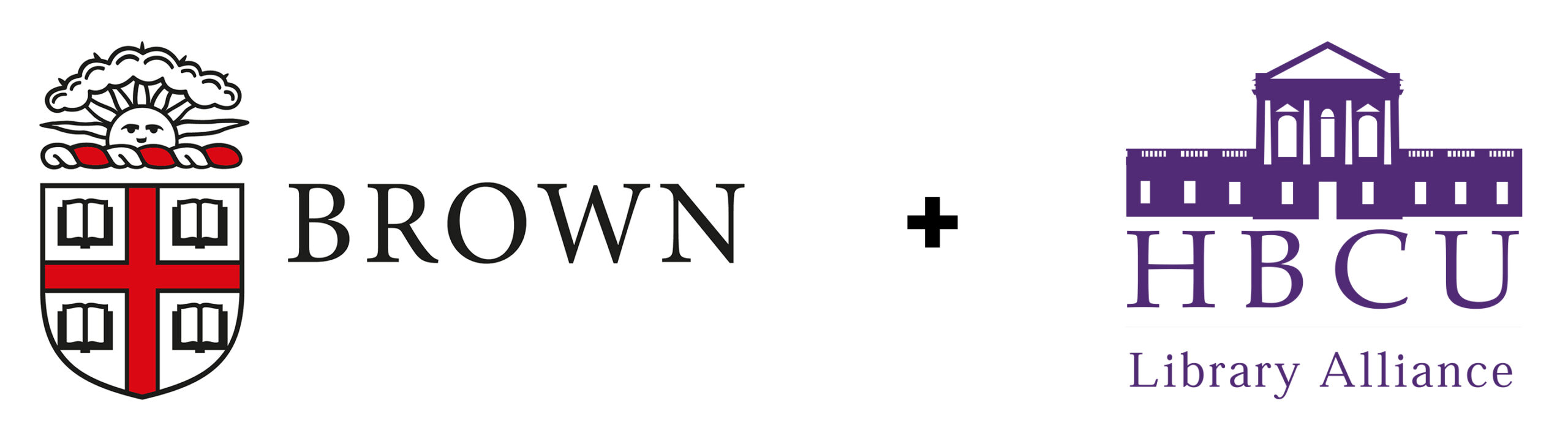 Brown University and HBCU Library Alliance Logos Brown University and HBCU Library Alliance Logos