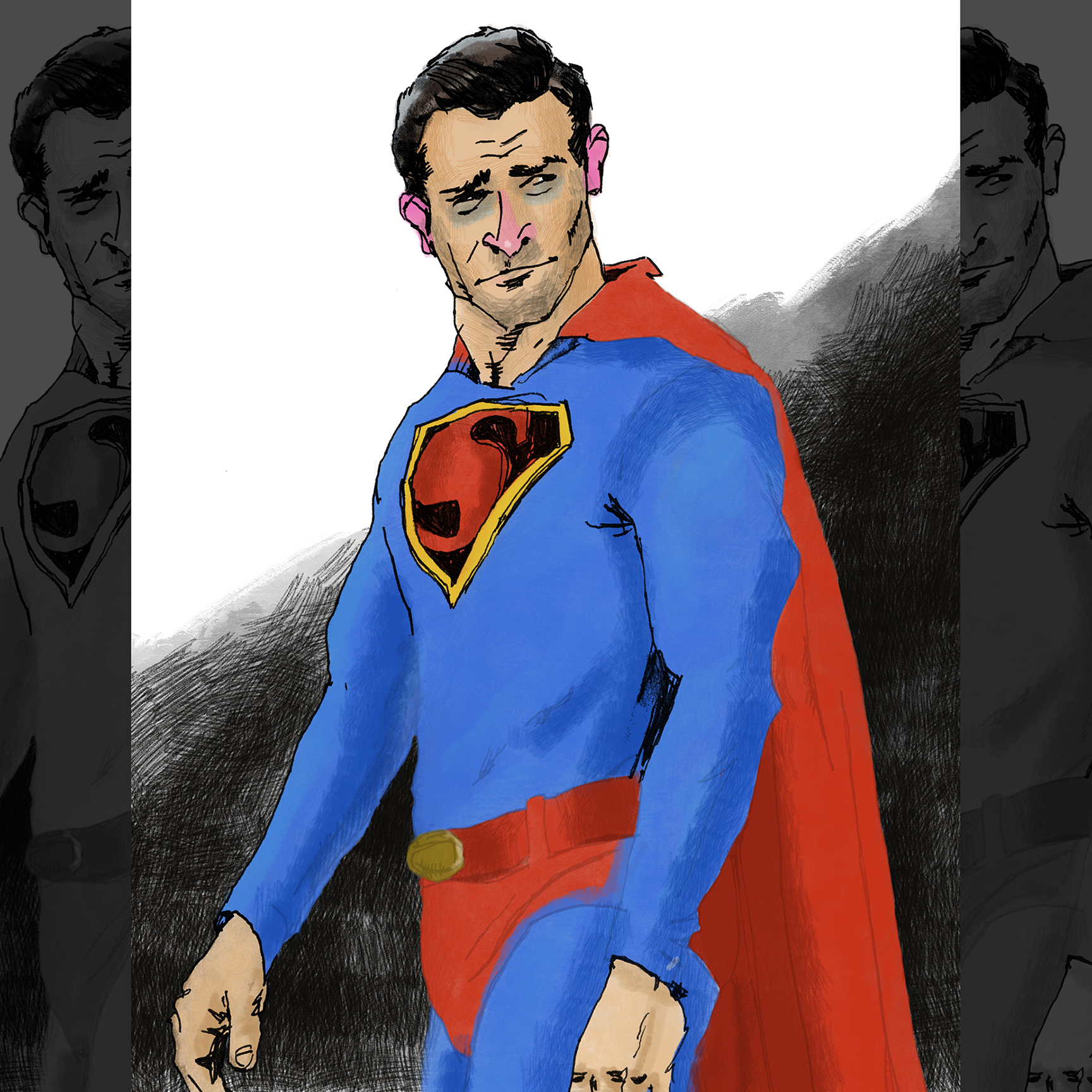Illustration of Superman