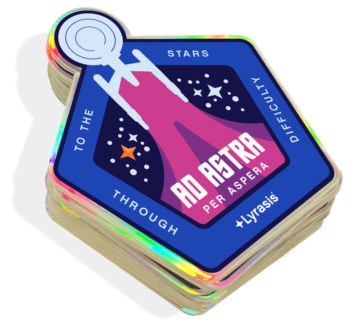Ad Astra Per Aspera Sticker