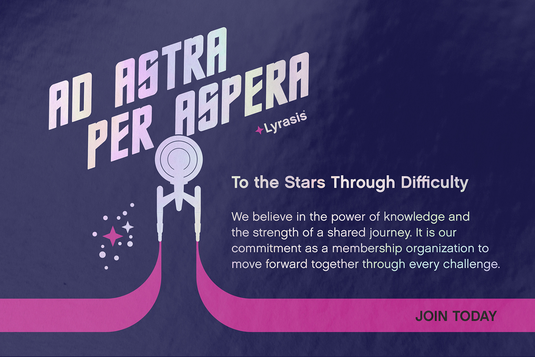 Ad Astra Per Aspera Postcard